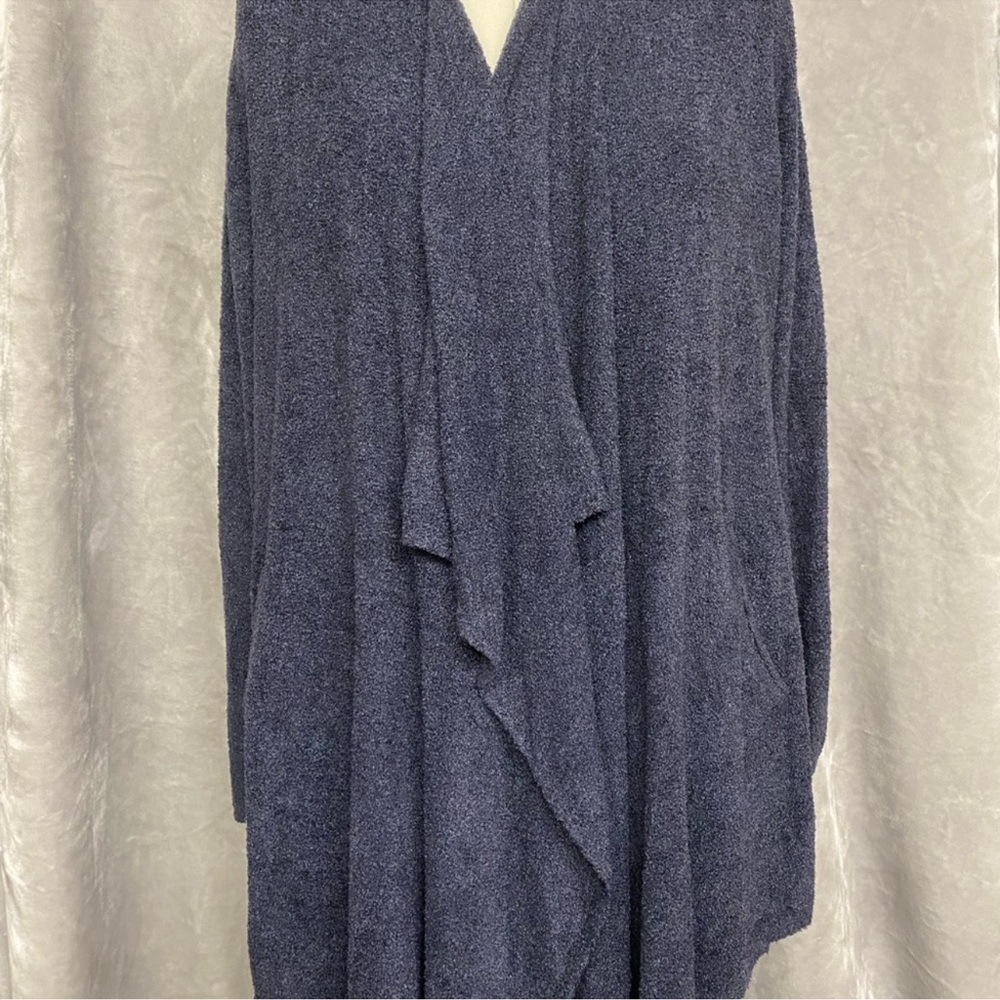 Barefoot Dreams CozyChic light cardigan in Navy Women's size 2X